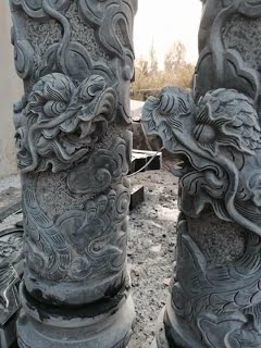 Cột cổng đá - Cơ Sở Chế Tác Đá Mỹ Nghệ Ninh Hương